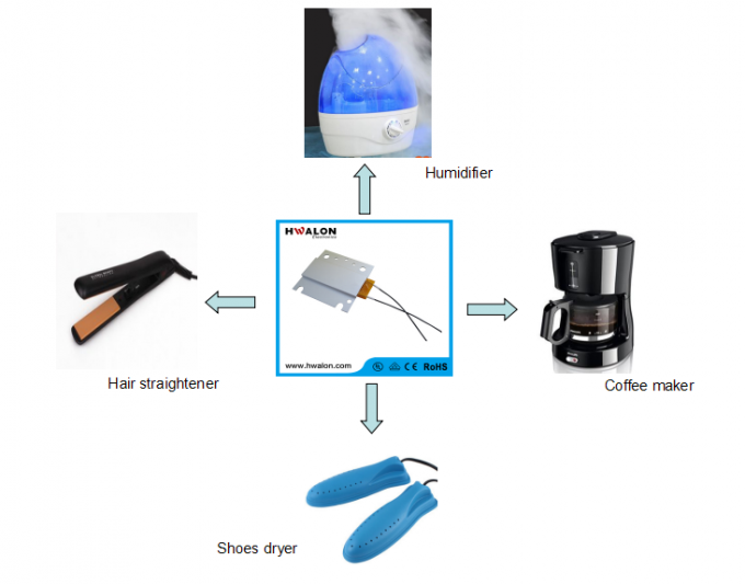 PTC Heating Element 50W 12V 240V Consistant Temperature Ceramic Thermostatic