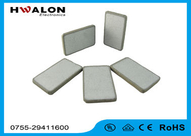 Rectangle PTC Ceramic Heater Thermistor , Ceramic Resistor Heater Chip