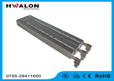 Special Lead PTC Air Heater Heating Element With Ripple 220V , Aluminum Material