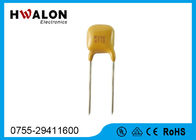 Yellow color Electronic Components PPTC Thermistor Resistor Radial Leaded