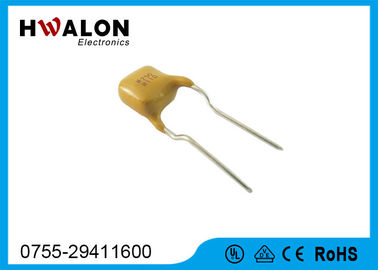 Yellow color Electronic Components PPTC Thermistor Resistor Radial Leaded