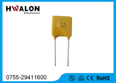 Yellow PPTC Thermistor Polymer PTC Fuse Environmental Protection OEM ODM