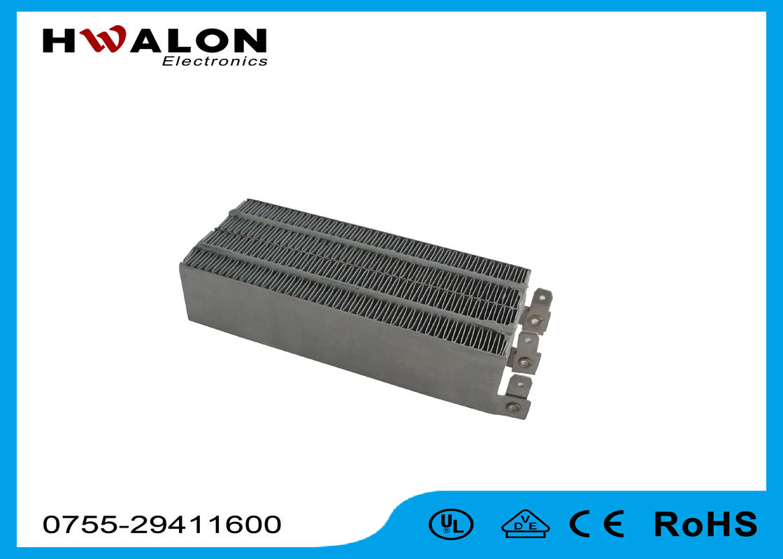 Custom Parameter PTC Electric Heater Available Terminal 50℃ - 280℃ Surface Temperature