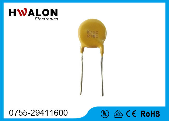 60V Round Radial Leaded Type PPTC Thermistor , Pptc Resettable Fuse For Electronic toys