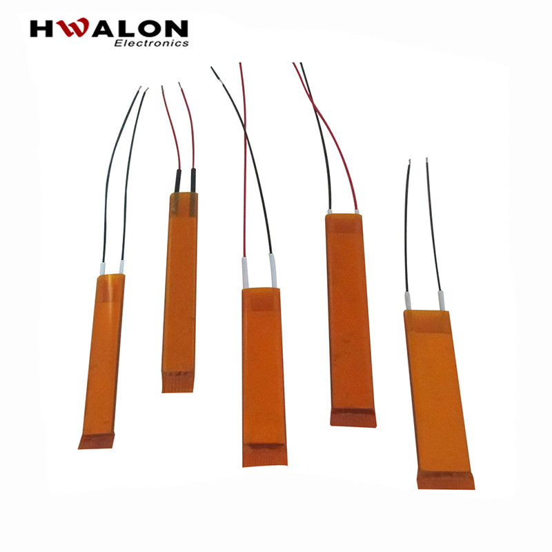 AC220V 75x15x3.5mm With Insulating Film Heating Element Chips PTC Heater