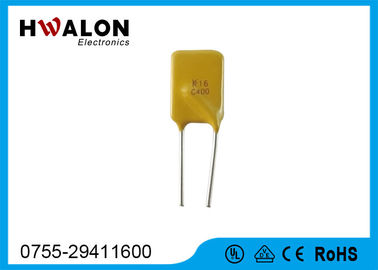 Custom Loudspeaker PPTC Thermistor Resettable Resistors Fuses Yellow Color