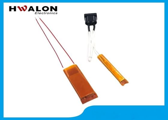 12V Ceramic Yellow Paper PTC Heating Element For Hot Glue Gun